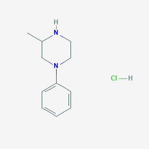 molecular formula C11H17ClN2 B1421415 3-甲基-1-苯基哌嗪盐酸盐 CAS No. 1255717-75-9