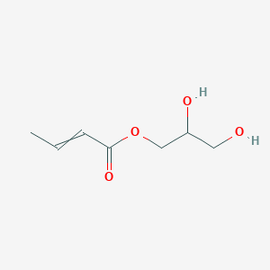 2,3-Dihydroxypropyl but-2-enoate