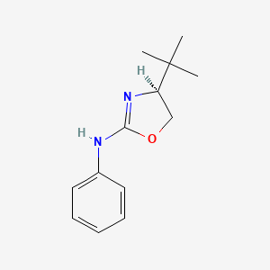 (4S)-4-tert-Butyl-N-phenyl-4,5-dihydro-1,3-oxazol-2-amine