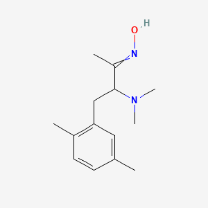 N-[3-(Dimethylamino)-4-(2,5-dimethylphenyl)butan-2-ylidene]hydroxylamine