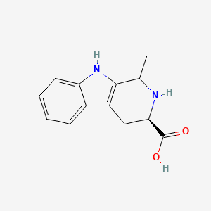 molecular formula C13H14N2O2 B14214237 (3R)-1-methyl-2,3,4,9-tetrahydro-1H-pyrido[3,4-b]indole-3-carboxylic acid CAS No. 827304-63-2