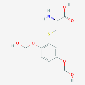 S-[2,5-Bis(hydroxymethoxy)phenyl]-L-cysteine