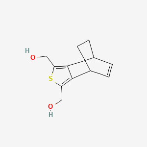 molecular formula C12H14O2S B14214293 (4,7-Dihydro-4,7-ethano-2-benzothiene-1,3-diyl)dimethanol CAS No. 630130-87-9