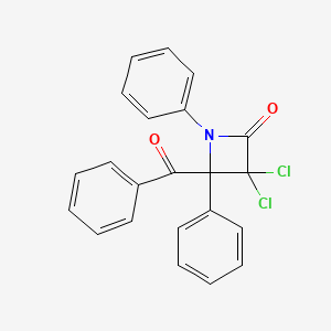 2-Azetidinone, 4-benzoyl-3,3-dichloro-1,4-diphenyl-