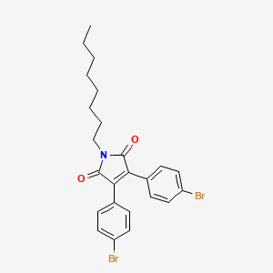 3,4-Bis(4-bromophenyl)-1-octyl-1H-pyrrole-2,5-dione