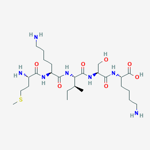 L-Methionyl-L-lysyl-L-isoleucyl-L-seryl-L-lysine