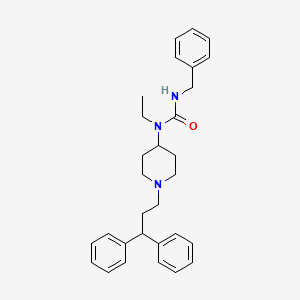 molecular formula C30H37N3O B14214386 N'-Benzyl-N-[1-(3,3-diphenylpropyl)piperidin-4-yl]-N-ethylurea CAS No. 821008-07-5