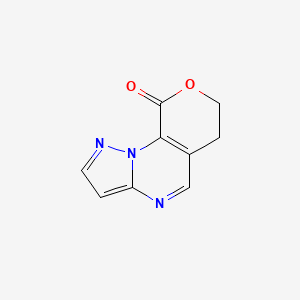 molecular formula C9H7N3O2 B1421448 12-氧杂-2,3,7-三氮三环[7.4.0.0^{2,6}]十三-1(9),3,5,7-四烯-13-酮 CAS No. 1235441-65-2