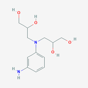 3,3'-[(3-Aminophenyl)azanediyl]di(propane-1,2-diol)