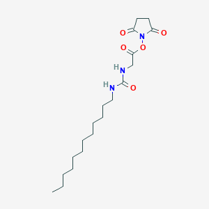 2,5-Dioxopyrrolidin-1-yl N-(dodecylcarbamoyl)glycinate