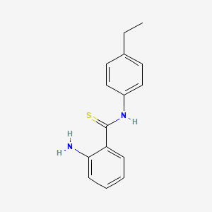 2-Amino-N-(4-ethylphenyl)benzene-1-carbothioamide