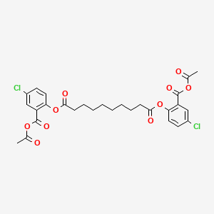 Bis(2-acetyloxycarbonyl-4-chlorophenyl) decanedioate