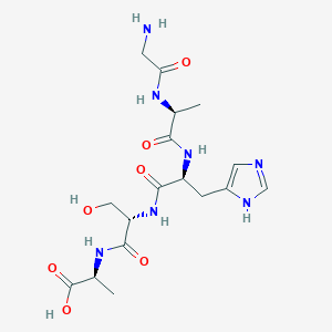 Glycyl-L-alanyl-L-histidyl-L-seryl-L-alanine