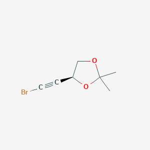 (4S)-4-(Bromoethynyl)-2,2-dimethyl-1,3-dioxolane