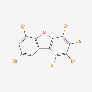 1,2,3,4,6,8-Hexabromo-dibenzofuran