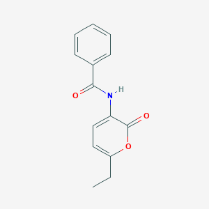 N-(6-Ethyl-2-oxo-2H-pyran-3-yl)benzamide