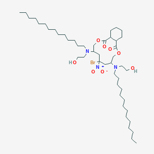 6-Bromo-4,8-bis[(2-hydroxyethyl)(tetradecyl)amino]-6-nitrododecahydro-3H-2,10-benzodioxacyclotridecine-1,11-dione