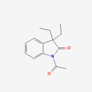 1-Acetyl-3,3-diethyl-1,3-dihydro-2H-indol-2-one