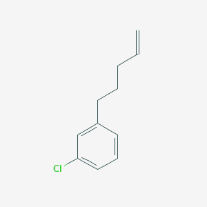 B1421512 5-(3-Chlorophenyl)-1-pentene CAS No. 114423-29-9