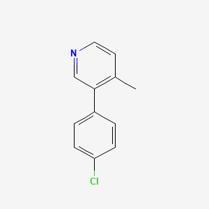 B1421517 3-(4-Chlorophenyl)-4-methylpyridine CAS No. 1187163-33-2