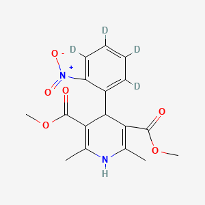 Dimethyl 2,6-dimethyl-4-[2-nitro(~2~H_4_)phenyl]-1,4-dihydropyridine-3,5-dicarboxylate