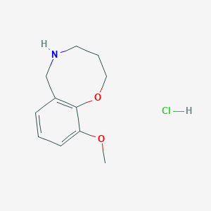 10-methoxy-3,4,5,6-tetrahydro-2H-1,5-benzoxazocine hydrochloride