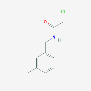 molecular formula C10H12ClNO B1421565 2-氯-N-[(3-甲基苯基)甲基]乙酰胺 CAS No. 78710-37-9