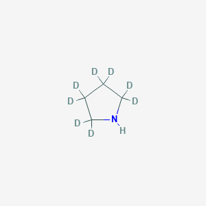 molecular formula C4H9N B142157 吡咯烷-2,2,3,3,4,4,5,5-d8 CAS No. 212625-79-1