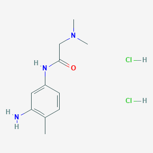N1-(3-Amino-4-methylphenyl)-N2,N2-dimethylglycinamide dihydrochloride