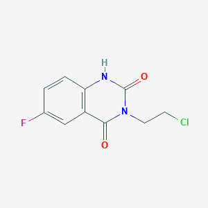 3-(2-chloroethyl)-6-fluoroquinazoline-2,4(1H,3H)-dione