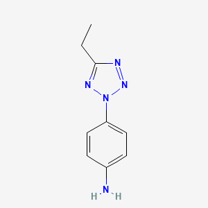4-(5-ethyl-2H-tetrazol-2-yl)aniline