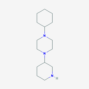 1-Cyclohexyl-4-(piperidin-3-yl)piperazine