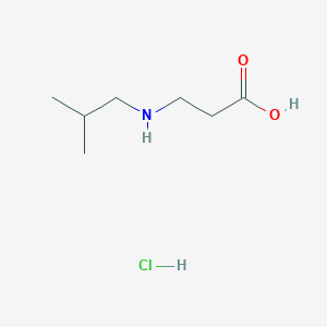 3-[(2-Methylpropyl)amino]propanoic acid hydrochloride