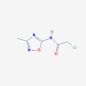2-chloro-N-(3-methyl-1,2,4-oxadiazol-5-yl)acetamide