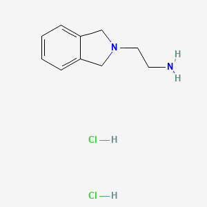 molecular formula C10H16Cl2N2 B1421645 2-(2,3-dihydro-1H-isoindol-2-yl)ethan-1-amine dihydrochloride CAS No. 1208452-70-3