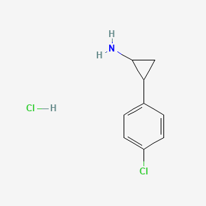 2-(4-Chlorophenyl)cyclopropan-1-amine hydrochloride