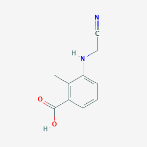 molecular formula C10H10N2O2 B1421655 3-(Cyanomethylamino)-2-methylbenzoic acid CAS No. 1000340-07-7