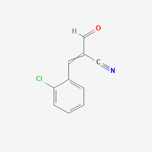 3-(2-Chlorophenyl)-2-formylprop-2-enenitrile