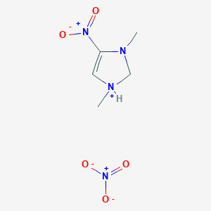 1,3-Dimethyl-4-nitro-2,3-dihydro-1H-imidazol-1-ium nitrate