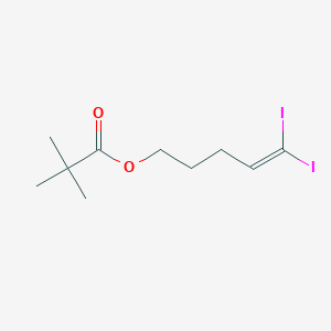 5,5-diiodopent-4-enyl 2,2-dimethylpropanoate