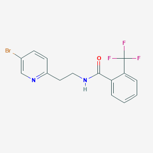 N-[2-(5-Bromopyridin-2-yl)ethyl]-2-(trifluoromethyl)benzamide