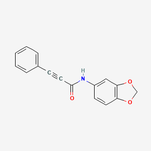 N-(2H-1,3-Benzodioxol-5-yl)-3-phenylprop-2-ynamide