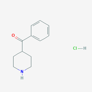 molecular formula C12H16ClNO B014217 4-苯甲酰哌啶盐酸盐 CAS No. 25519-80-6