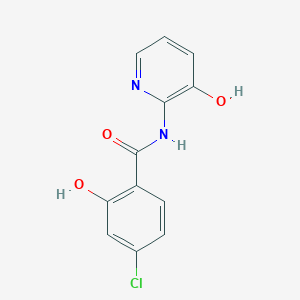 4-Chloro-2-hydroxy-N-(3-hydroxypyridin-2-yl)benzamide