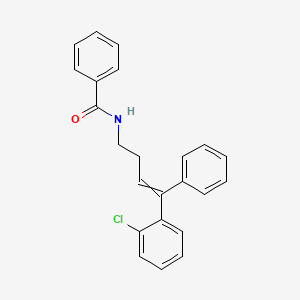 N-[4-(2-Chlorophenyl)-4-phenylbut-3-en-1-yl]benzamide