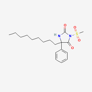 2,4-Imidazolidinedione, 3-(methylsulfonyl)-5-nonyl-5-phenyl-