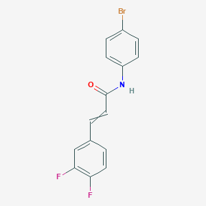 N-(4-Bromophenyl)-3-(3,4-difluorophenyl)prop-2-enamide