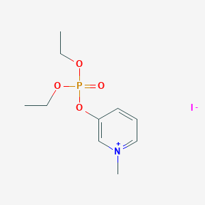 3-[(Diethoxyphosphoryl)oxy]-1-methylpyridin-1-ium iodide