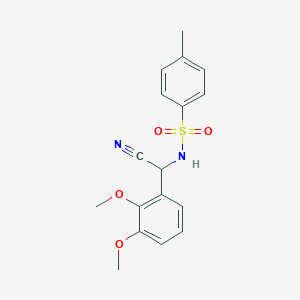 N-[Cyano(2,3-dimethoxyphenyl)methyl]-4-methylbenzene-1-sulfonamide