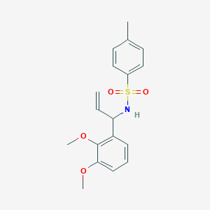 N-[1-(2,3-Dimethoxyphenyl)prop-2-en-1-yl]-4-methylbenzene-1-sulfonamide